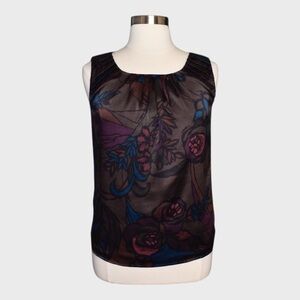 Semantiks Floral Print Pleated Blouse